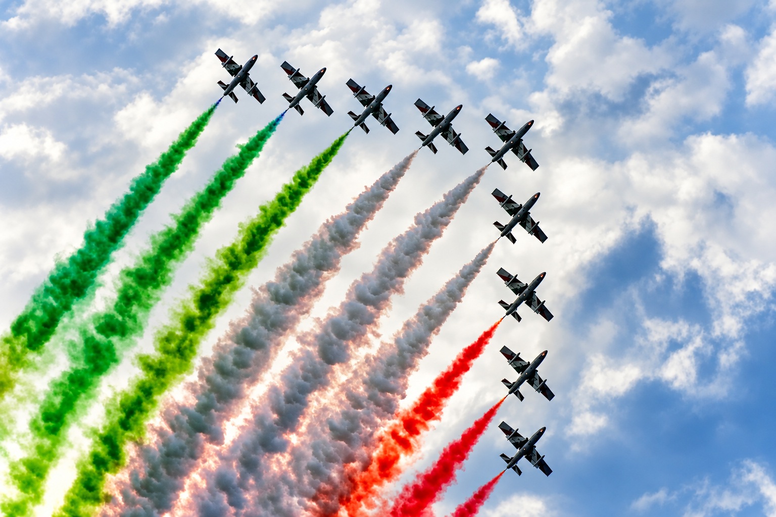 Le Frecce Tricolori fotografate da Roberto Lunazzi Gorizza